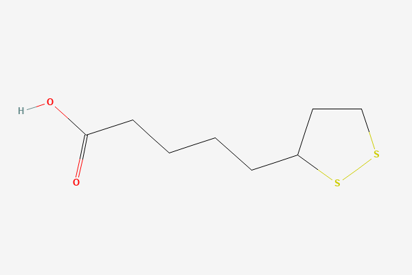 Alpha-lipoic acid 2D chemical structure
