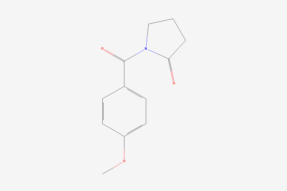 Aniracetam 2D chemical structure
