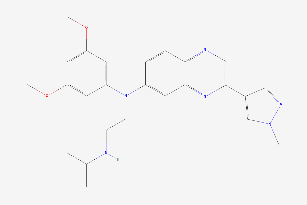 Erdafitinib 2D chemical structure