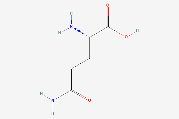 L-Glutamine 2D chemical structure