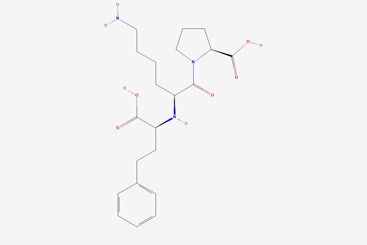 Lisinopril 2D chemical structure