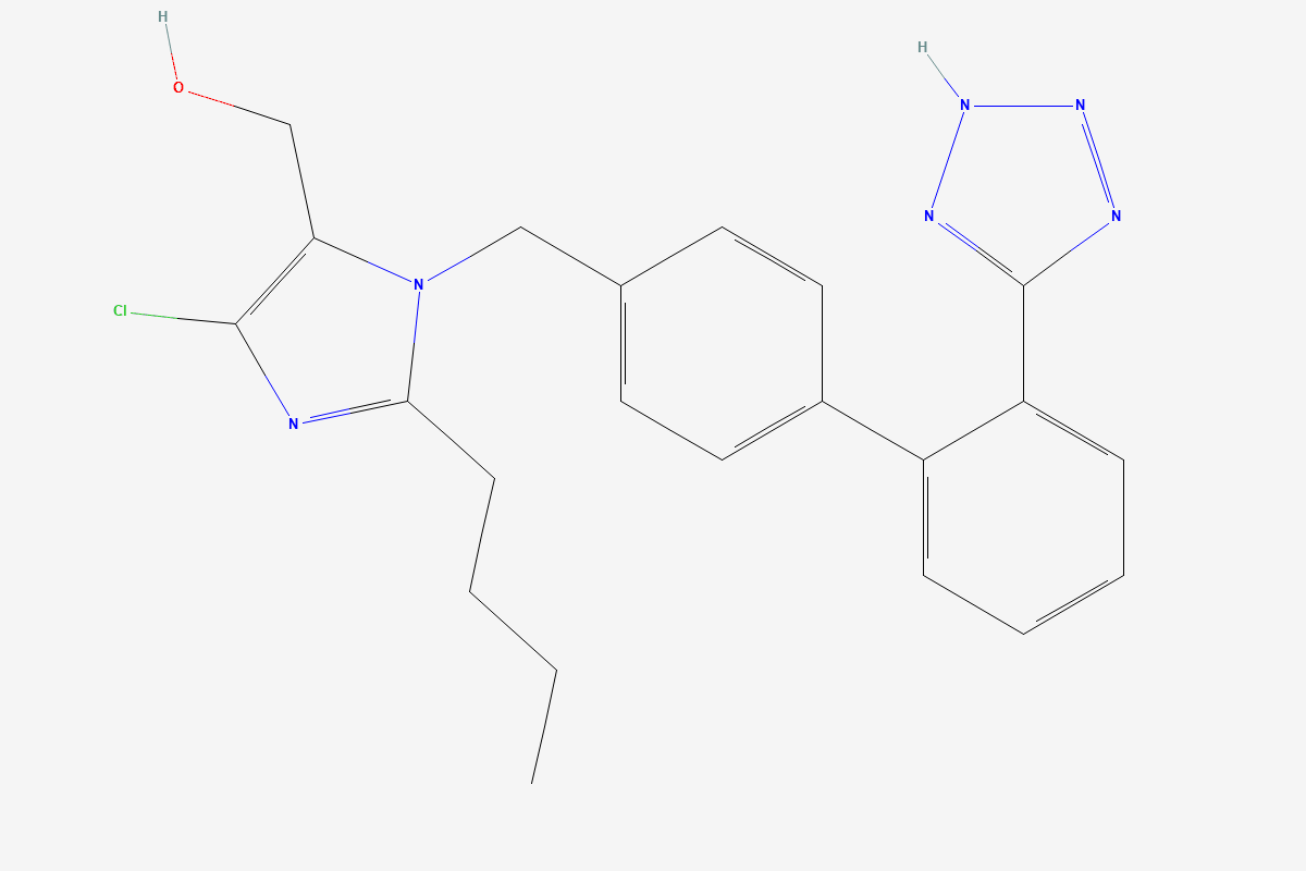 Losartan 2D chemical structure