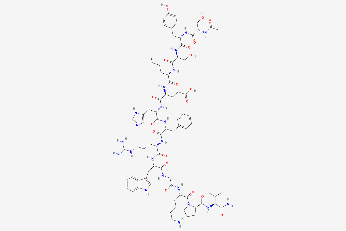 Melanotan I 2D chemical structure