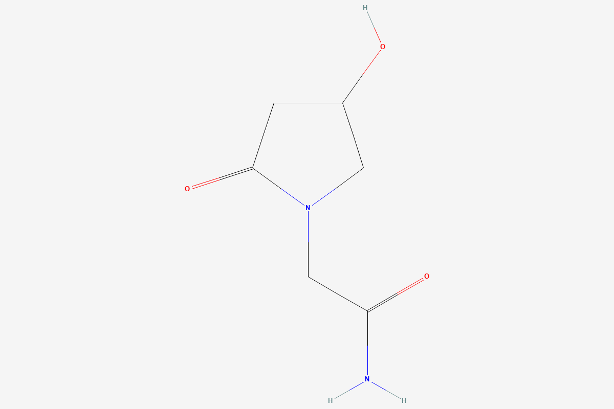 Oxiracetam 2D chemical structure