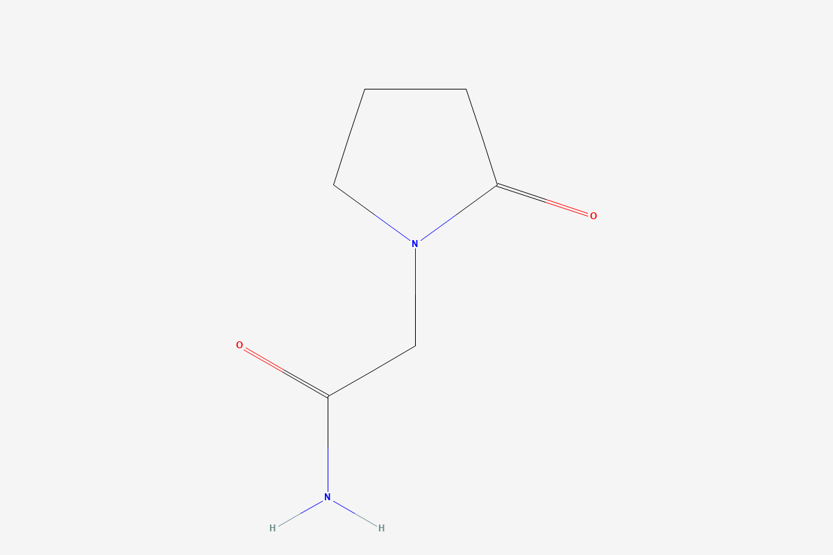 Piracetam 2D chemical structure
