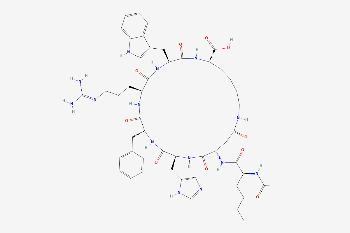 Bremelanotide (PT-141) 2D chemical structure