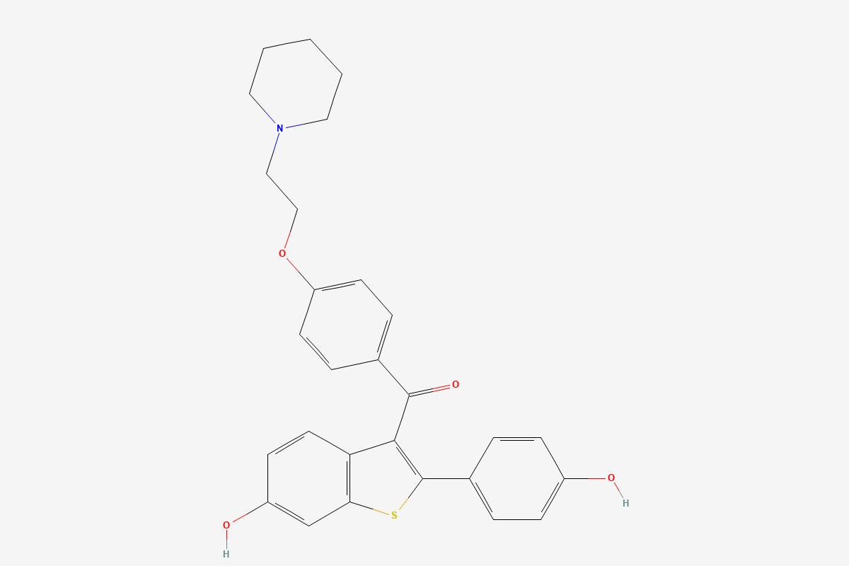 Raloxifene 2D chemical structure