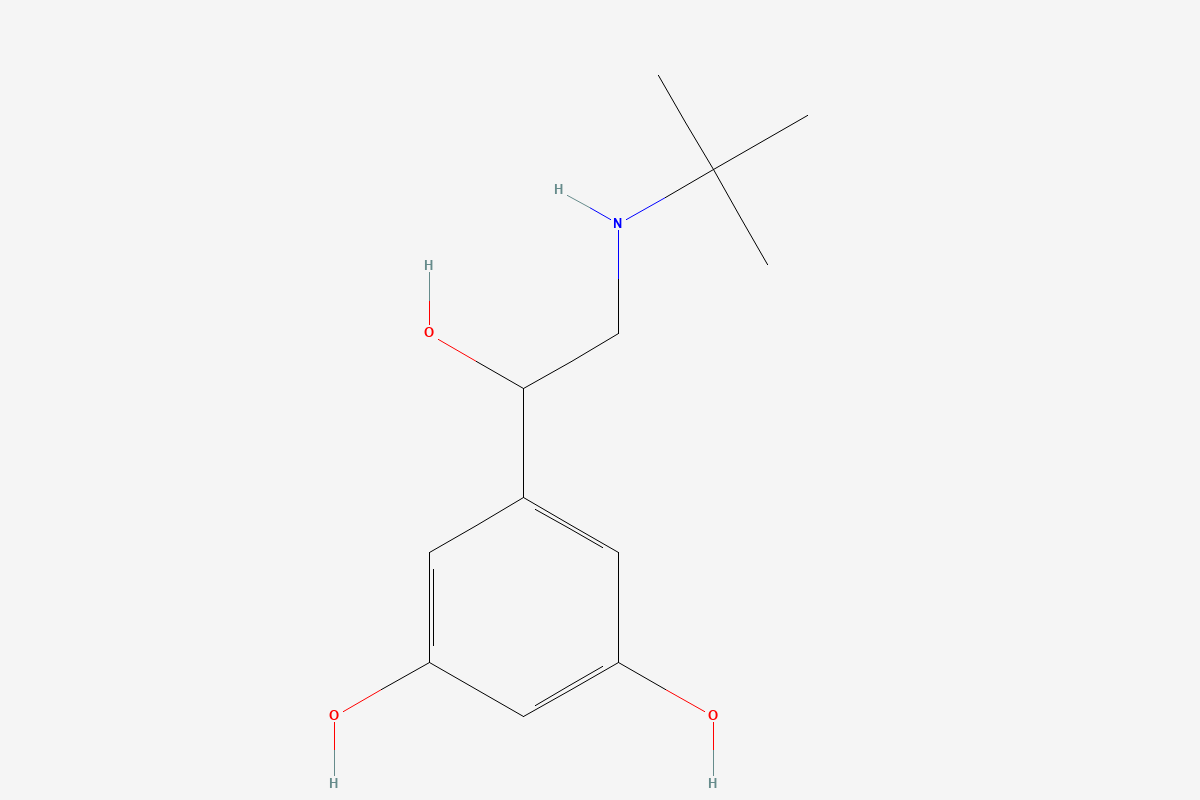 Terbutaline 2D chemical structure