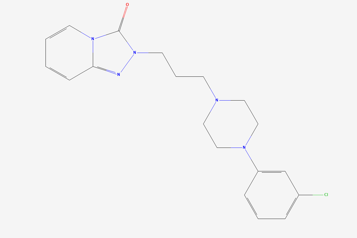 Trazodone 2D chemical structure